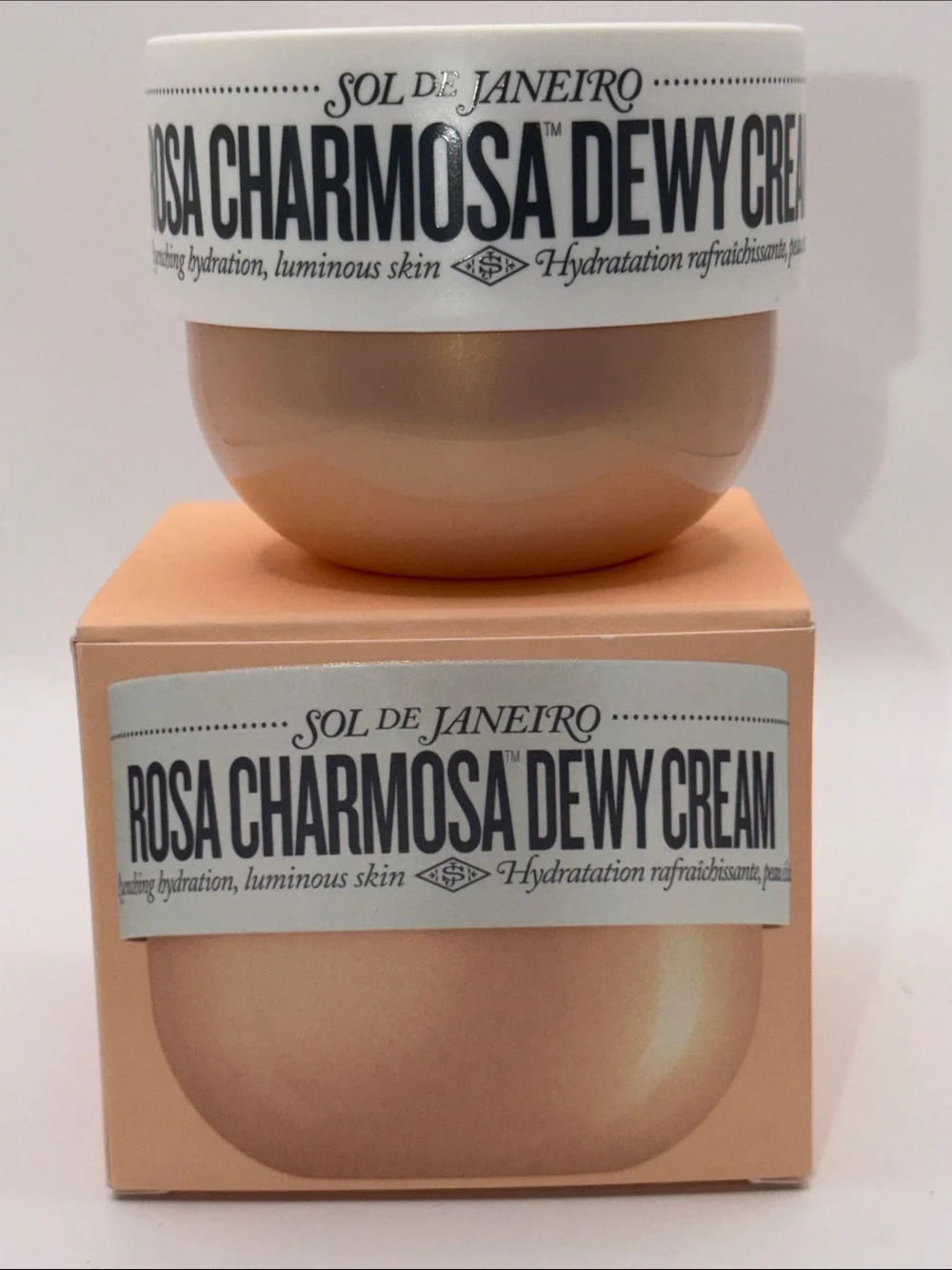 Sol de Janeiro ROSA CHARMOSA DEWY CREAM NEW SCENT! F/S 8.1 Oz. NEW IN BOX!